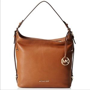 Michael Kors Leather Belted Large Shoulder Bag